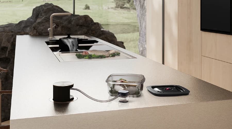 Vakuumförpackare Qvac från BORA som integreras i bänkskivan (2024)