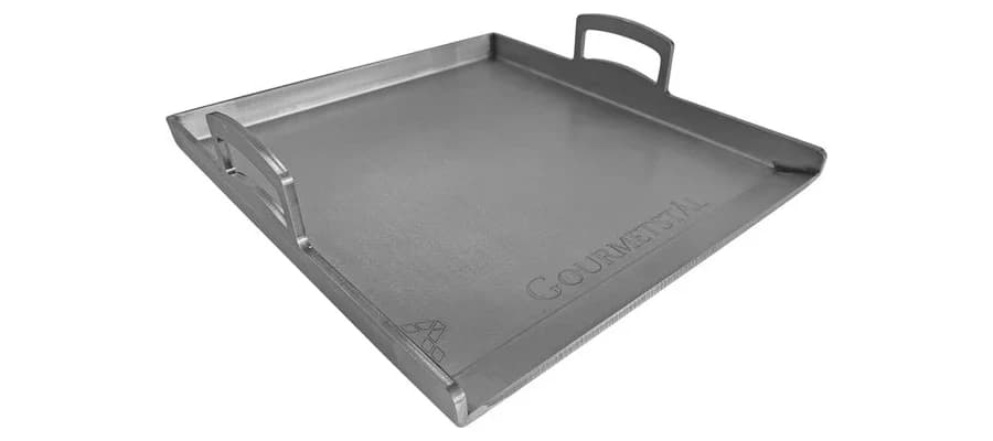 6. Teppanyaki stekbord för induktionshäll, 39x34 cm i kolstål från Gourmetstål