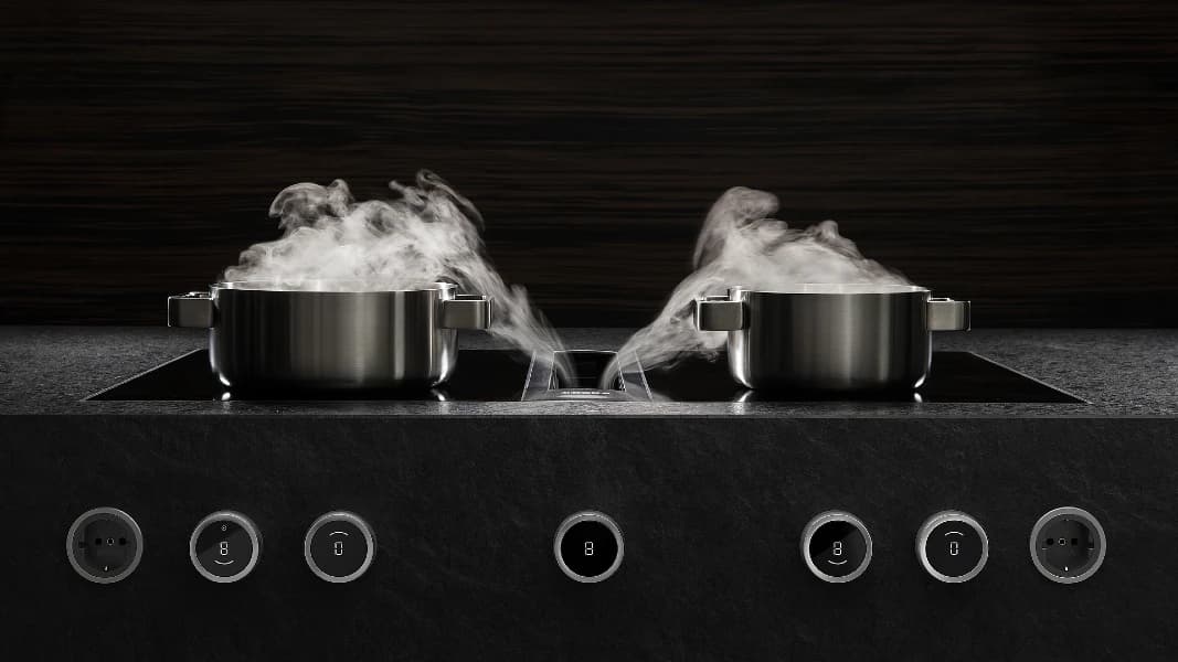 Bild på spishällen med fläkt BORA från undefined