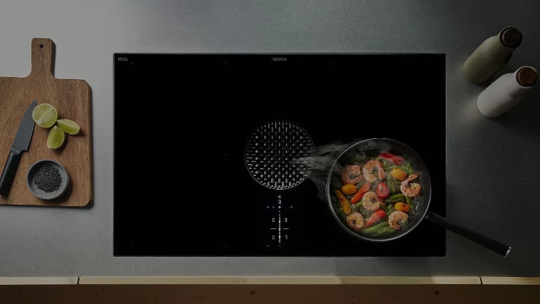 Bild på spishällen med fläkt BORA från undefined