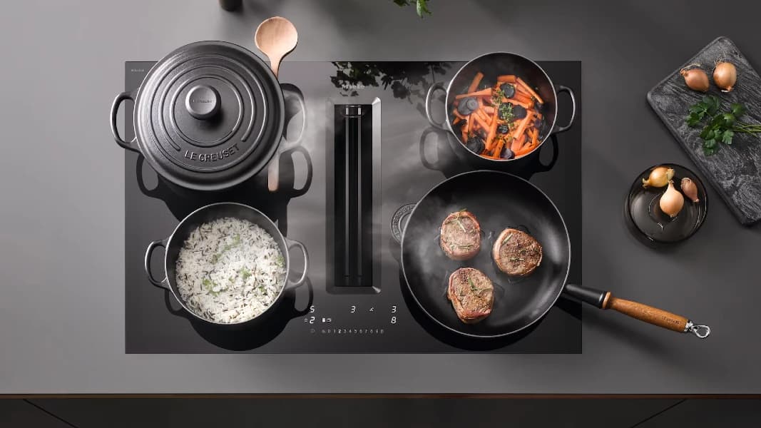 Bild på spishällen med fläkt Miele från undefined